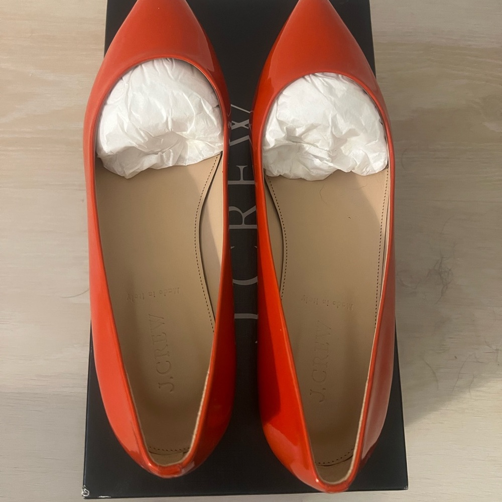 Italian-made J Crew Patent Leather Flats